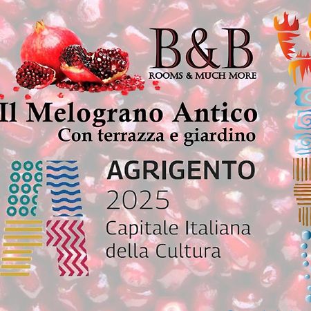 B&B Il Melograno Antico Con Terrazza E Giardino Agrigento Bagian luar foto